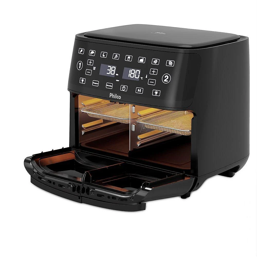 Air Fryer Philco 14L 4 Em 1 Painel Digital PAF14A 110V