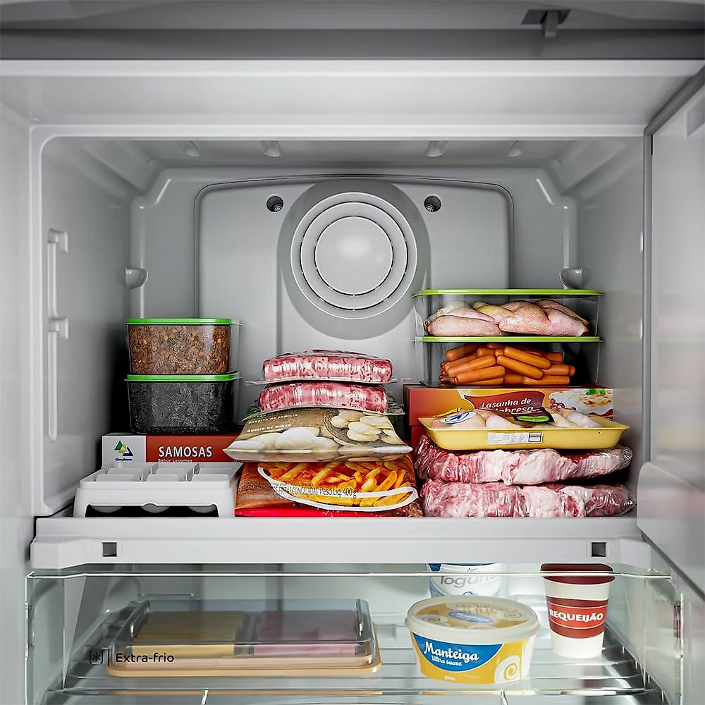 Geladeira Consul Frost Free CRB39MK, 337 Litros, Cor Inox - 220V 220 Volts
