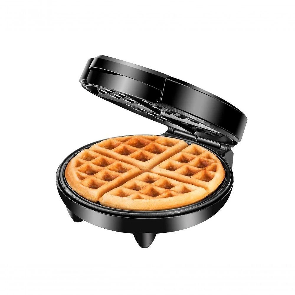 Máquina de waffle elétrica pratic waffle gw-01 220v preto inox mondial