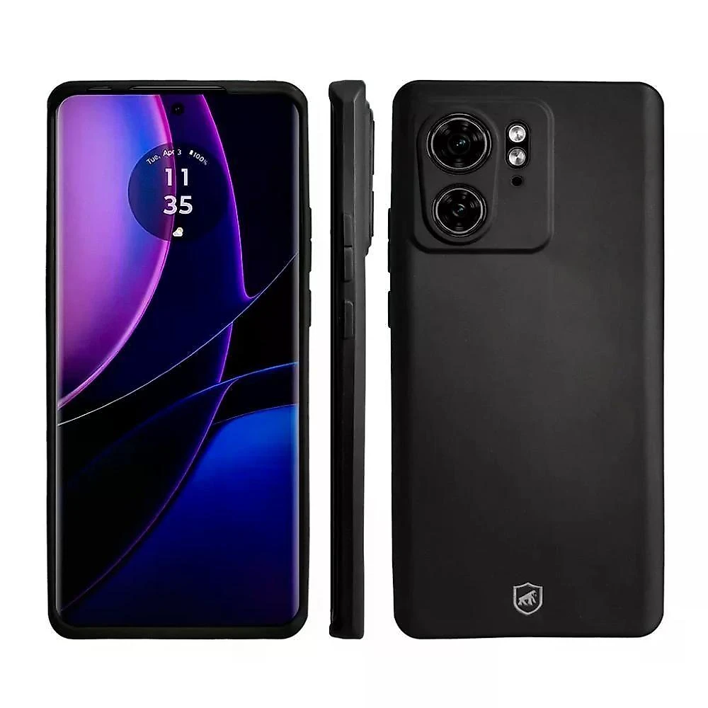 Kit Capa para Celular Gshield Silicon Veloz com Película Hydrogel HD para Motorola Moto Edge 40 1