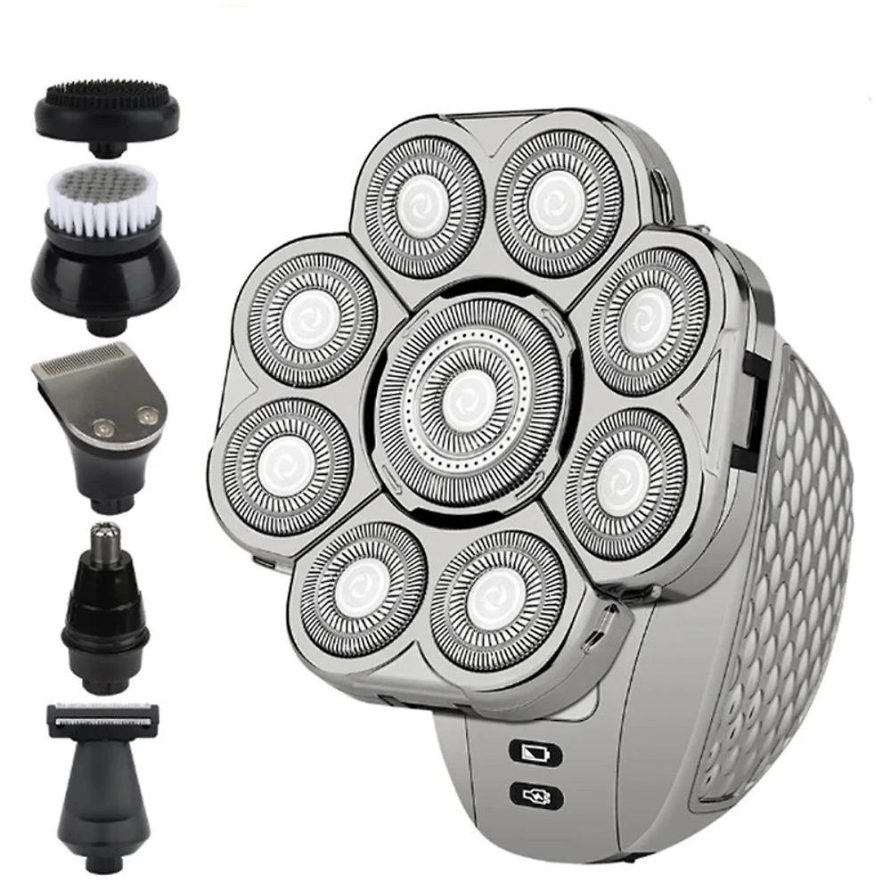 Cortador Pelo Barbeador 9 Cabeças 9 Em 1 Sem Fio Barba