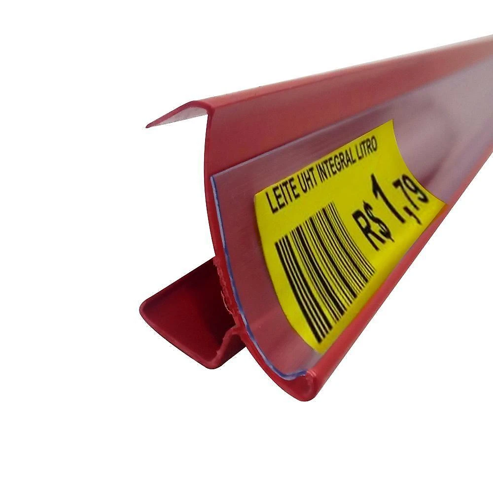 Gôndola Prateleira Supermercado 5 Níveis 40x30 New Plus 1,70m Ponta Vermelho - Sa Gôndolas