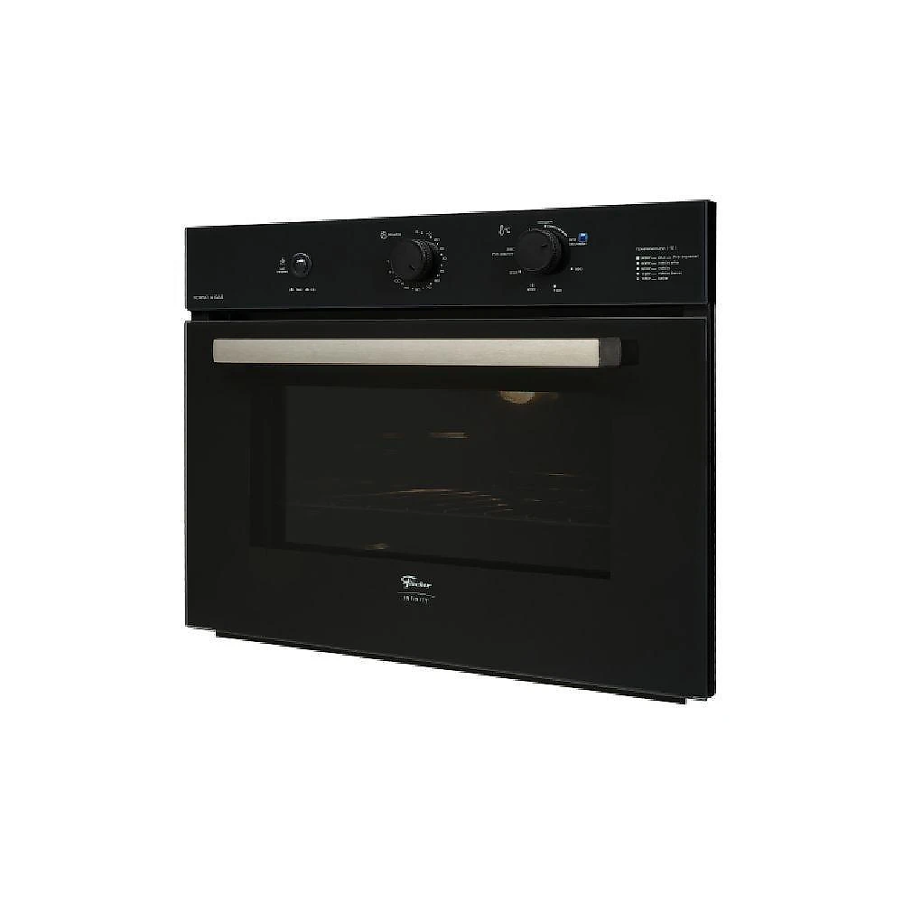 Forno a gás de embutir fischer infinity preto 50 litros 220v
