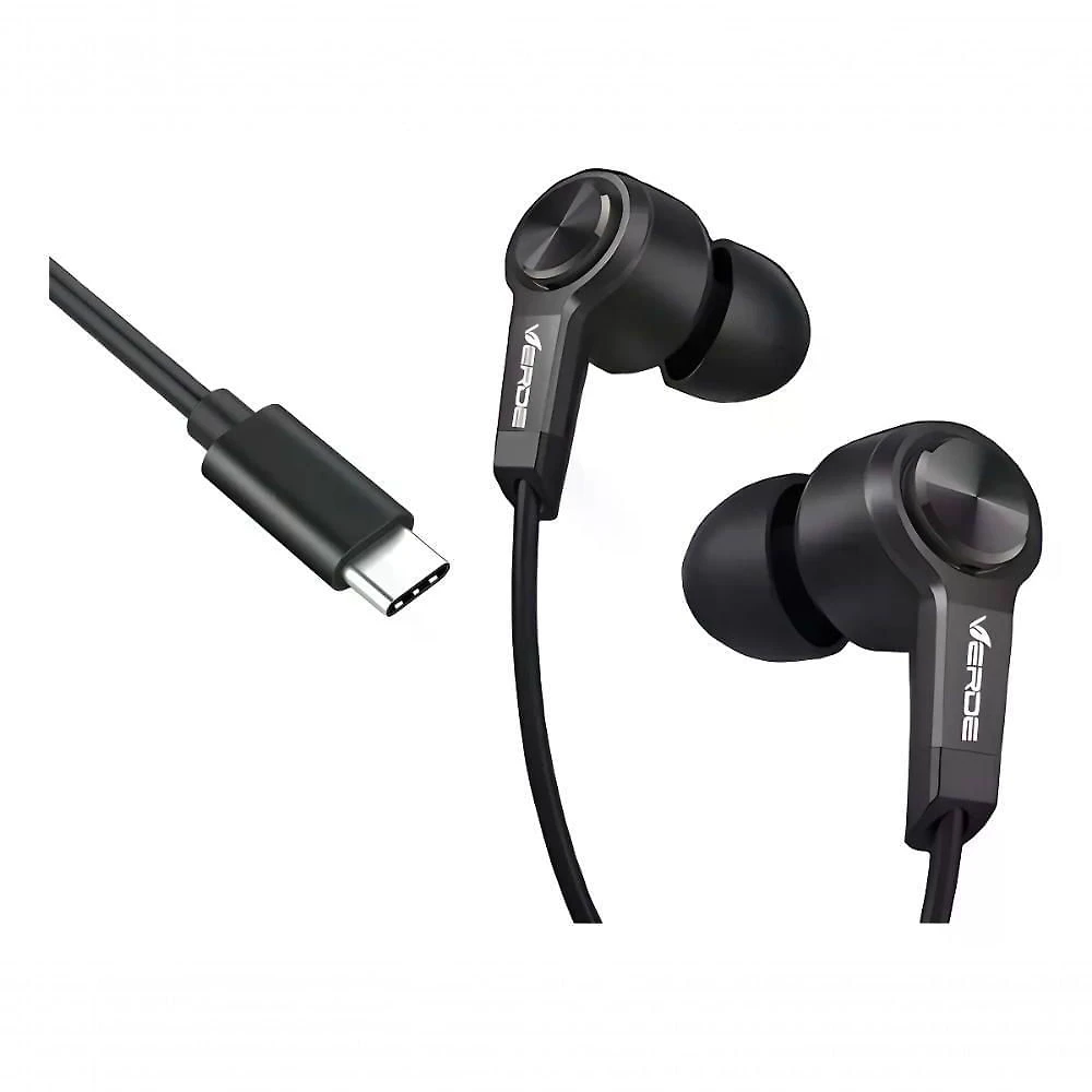 Fone de Ouvido Intra-auricular Gshield Tipo C com Conector Tipo C Preto