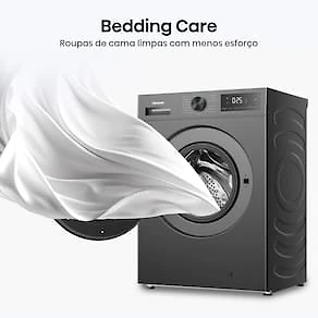 Miniatura Lava e Seca Hisense WD1i11 11kg Lava e 7kg Seca Inverter 1400 RPM Titanium 110V