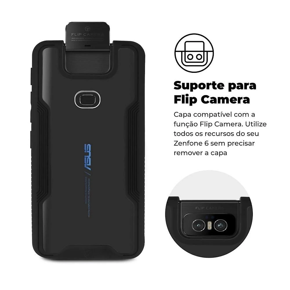 Capa Case Capinha Dual Shock Para Zenfone 6 - Gorila Shield
