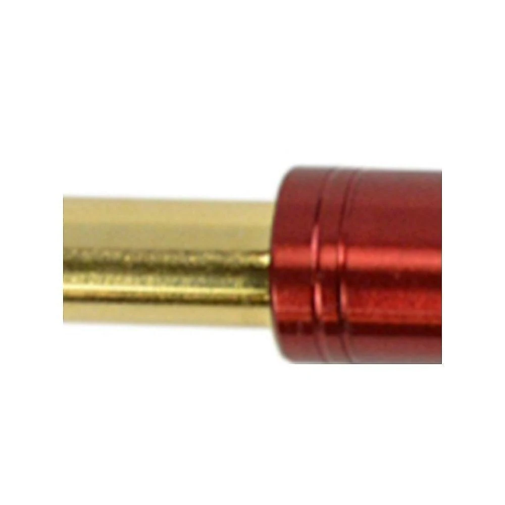 Adaptador P2-P10 ST Vermelho com Acabamento Banhado a Ouro 18K Santo Angelo