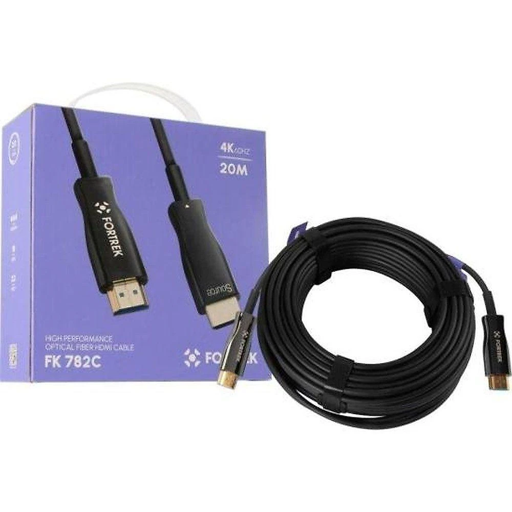 Cabo Hdmi Fibra óptica Fortrek 4k 20m