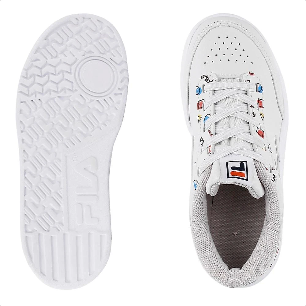 Tênis Fila Tennis 88 Infantil Branco / Azul - 26