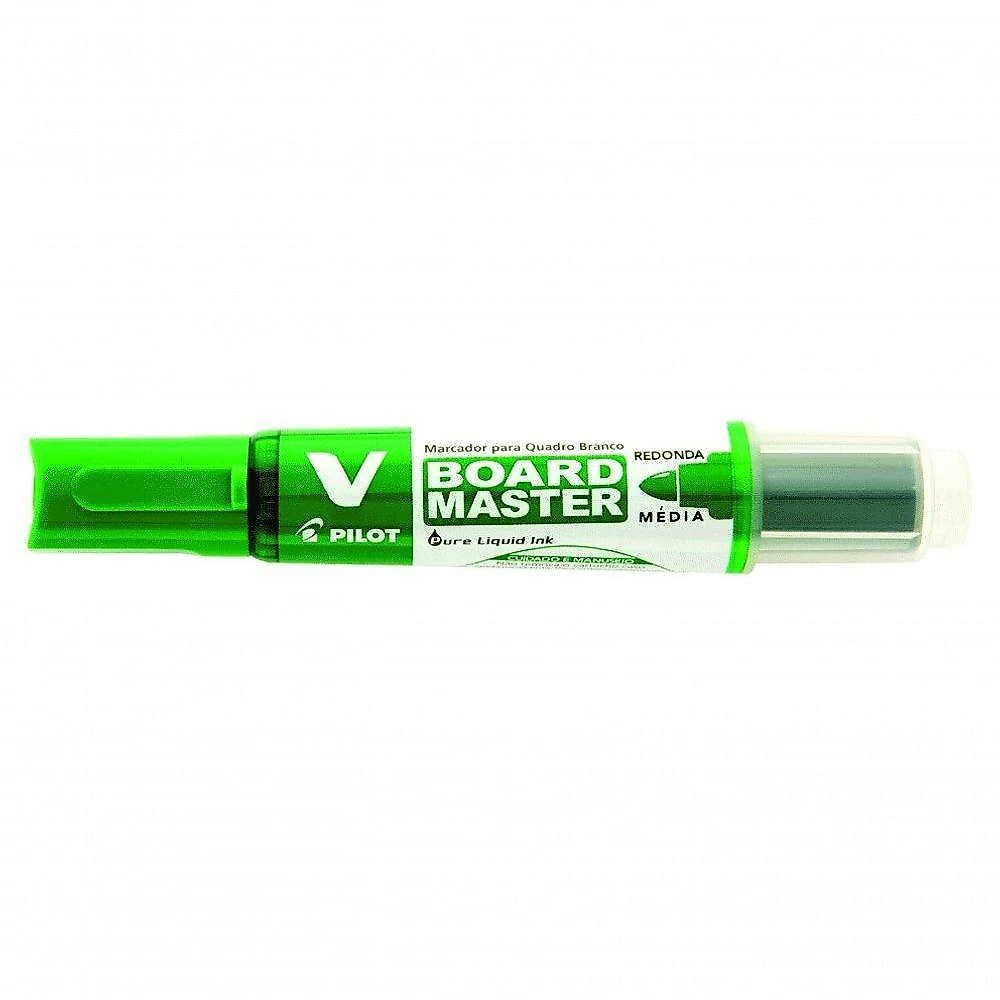 Kit de Pincéis para Quadro Branco V-Board Master Preto com 6 Refis Pilot