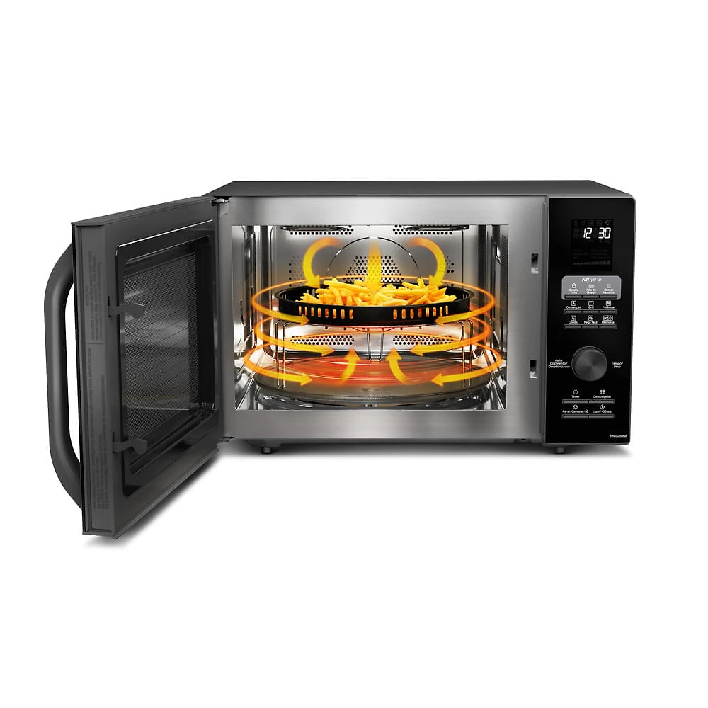 Miniatura Microondas Air Fryer Panasonic 30l Preto  NN-CD89NBRUN 127