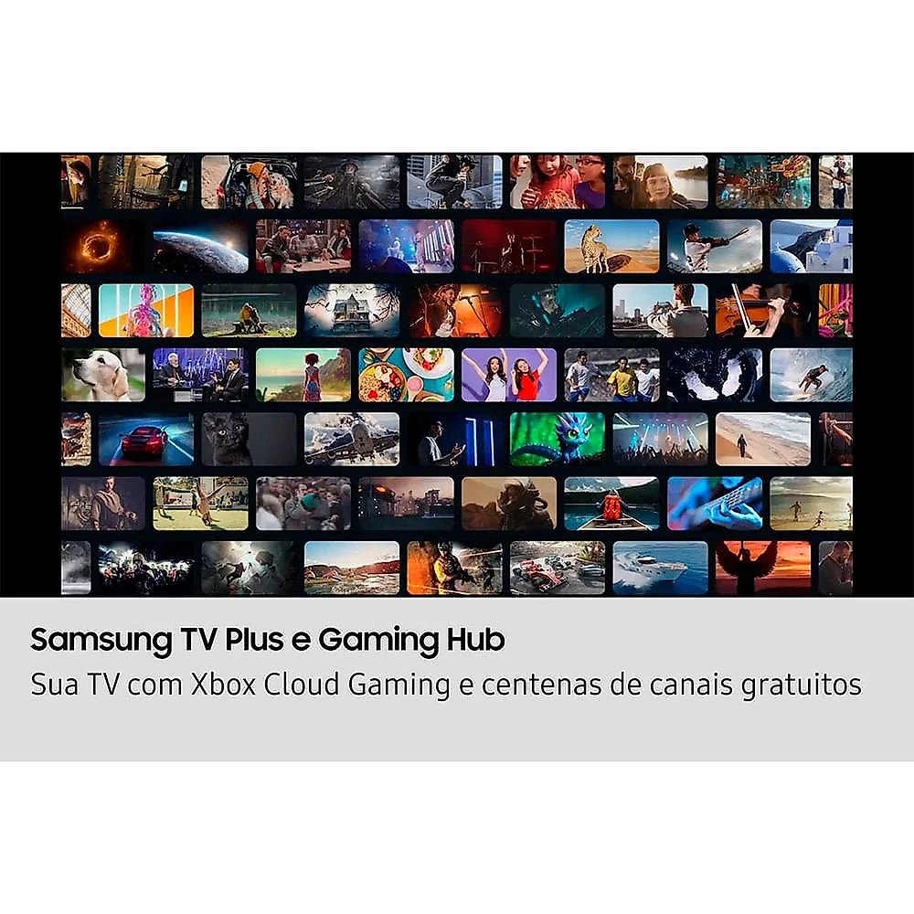 Samsung Smart TV 55 Polegadas Crystal UHD 4K U8600F 2025 Xbox Cloud Gaming AI Energy Mode Alexa Integrada Preto - Bivolt