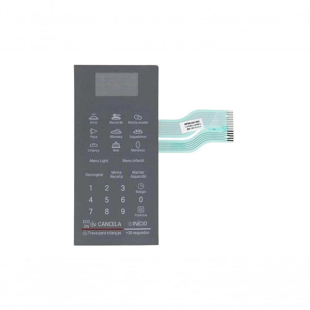 Membrana do Display Micro-Ondas LG MS3095LR MFM63057003
