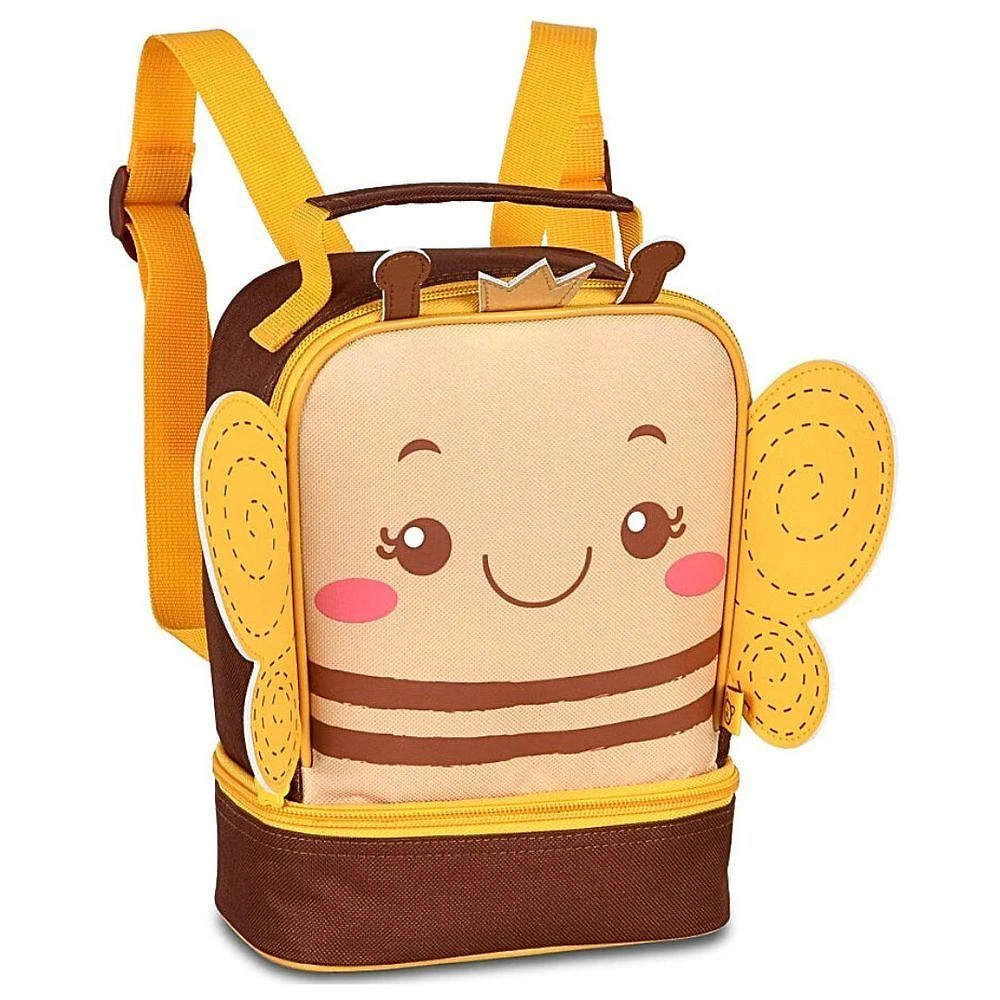 Lancheira Térmica Infantil Clio Abelhinha 9L Kit Abelhinha e Borboleta Amarelo