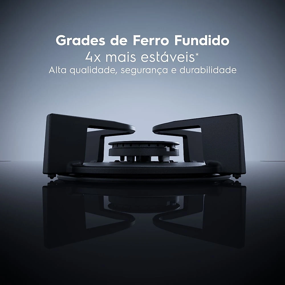 Cooktop Electrolux 5 Bocas Pro Series com Mesa de Vidro (KE5PS)