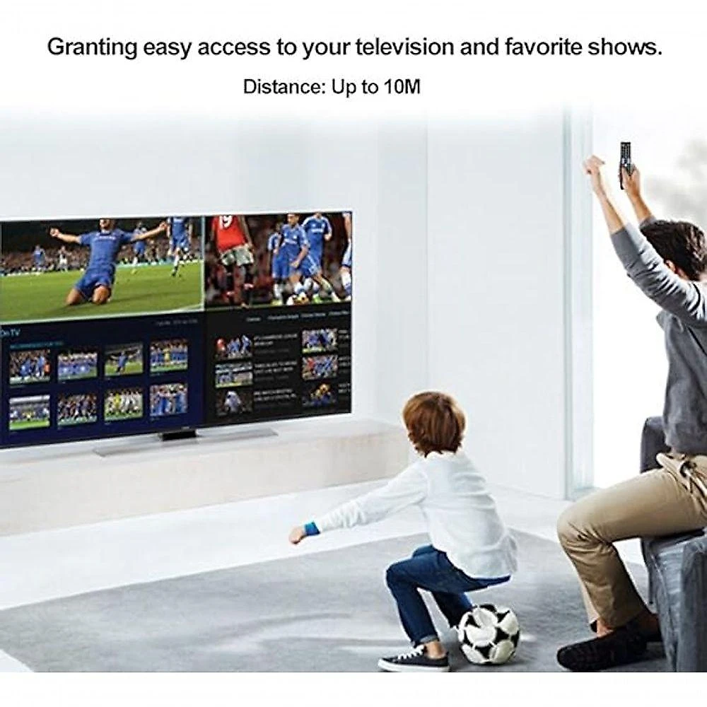Controle Remoto Universal Tv Inteligente Para Samsung Hdtv Led Digital Preto