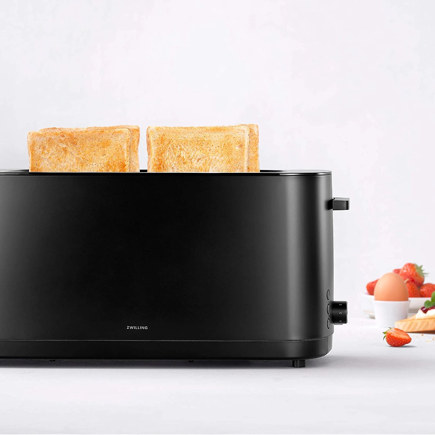 Zwilling Torradeira Elétrica de 4 Fatias com 7 Níveis de T ostagem 110V Preta