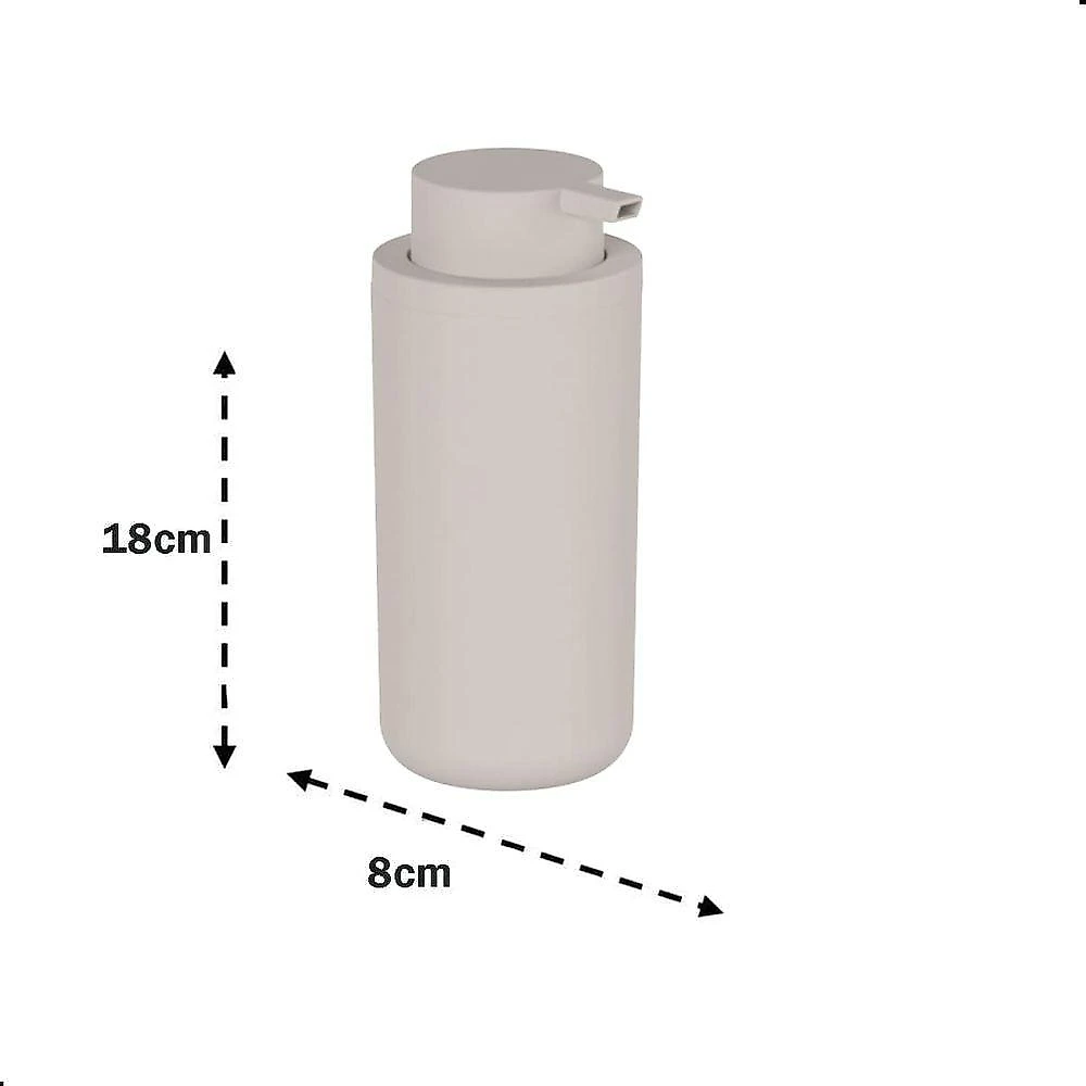 Dispenser de Parede Eleve para Líquidos Plástico Sistema Antivazamento Bege Ou 500ML webcontinental-7899620652019