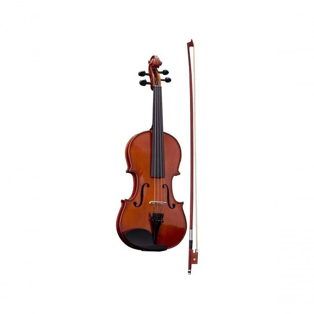 Violino VA-12 1-2 Natural com Acabamento em Verniz Brilhante Marrom Harmonics