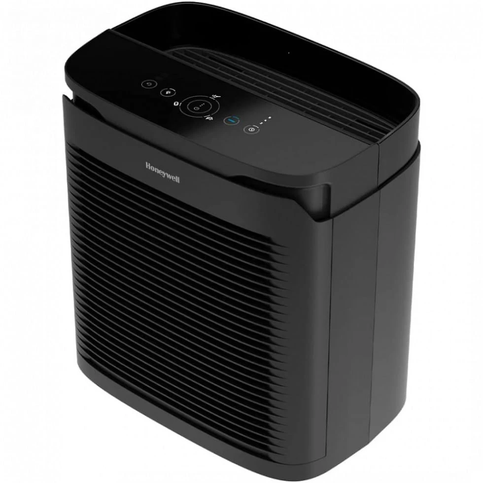 Purificador de Ar com Filtro HEPA para Salas Médias, Grandes, 110V Honeywell, Preto