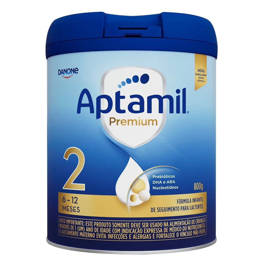 Aptamil Premium 2 Fórmula Infantil para Lactentes a Partir de 6 Meses com 800g