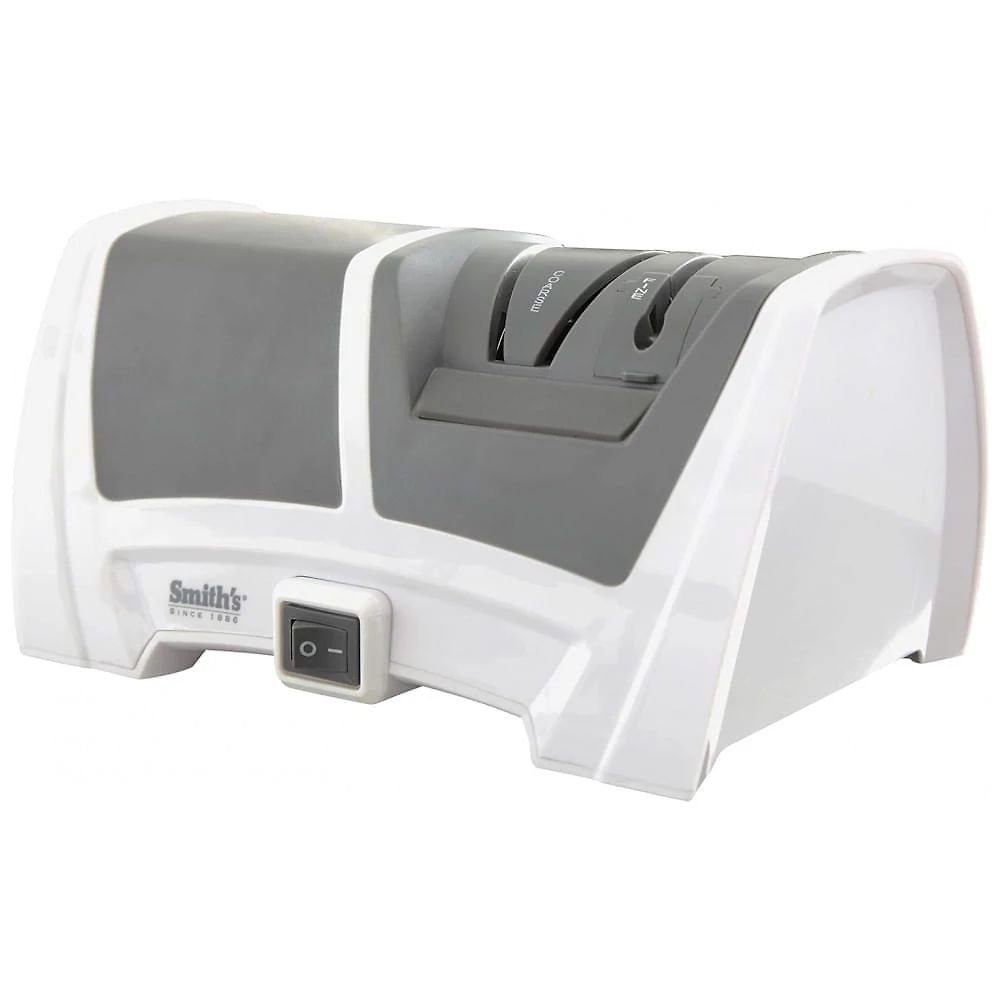 Smith Afiador de Facas Elétrico com 3 Estágios, 110v, SMITHS CONSUMER PRODUCTS 50378, Branco