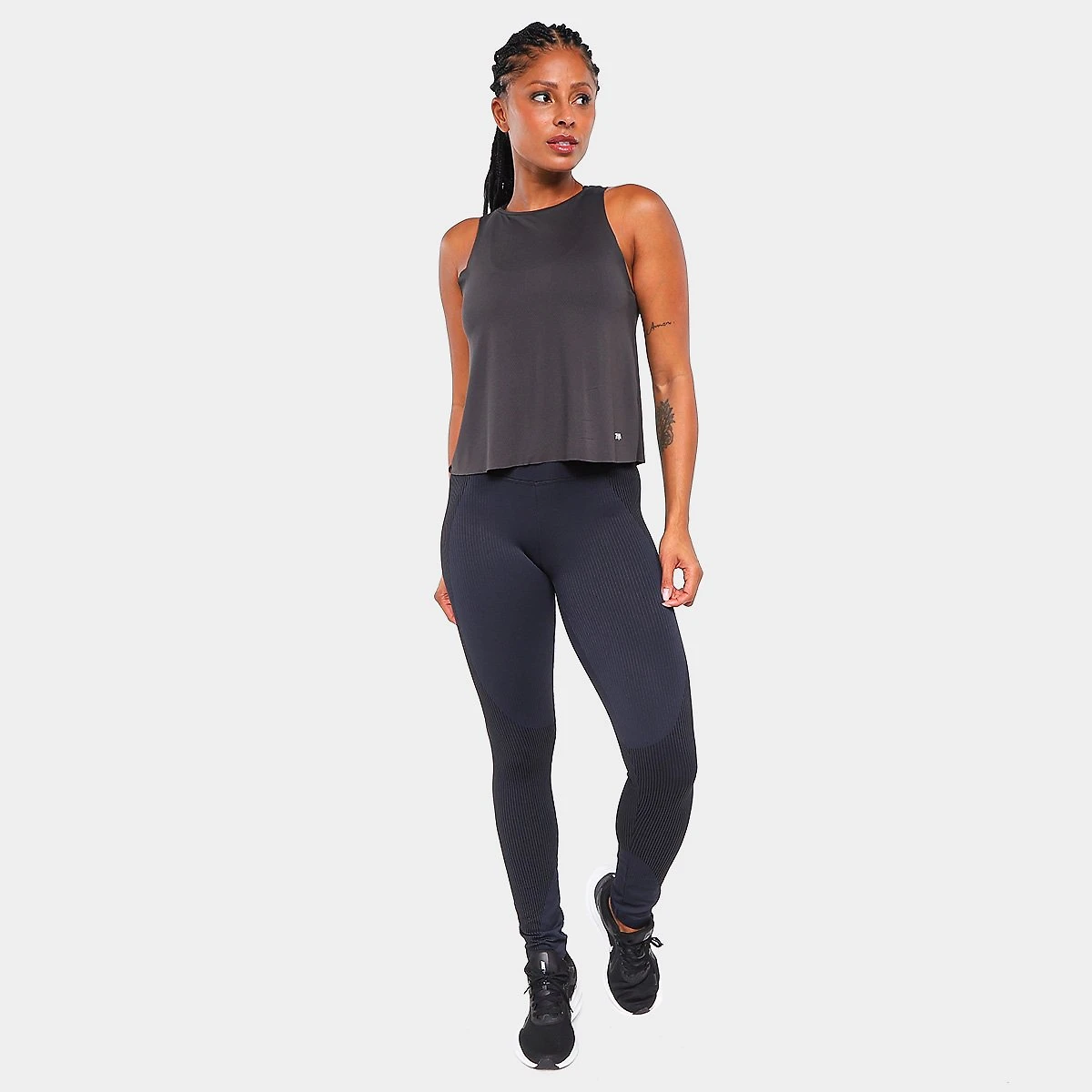 Miniatura Regata Trifil Nadador Feminina Preto - G