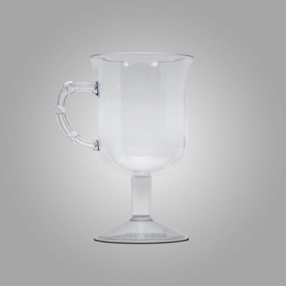Taça para Cappuccino Pit 230 Acrílico 230ML Transparente 20 Unidades Plastilânia