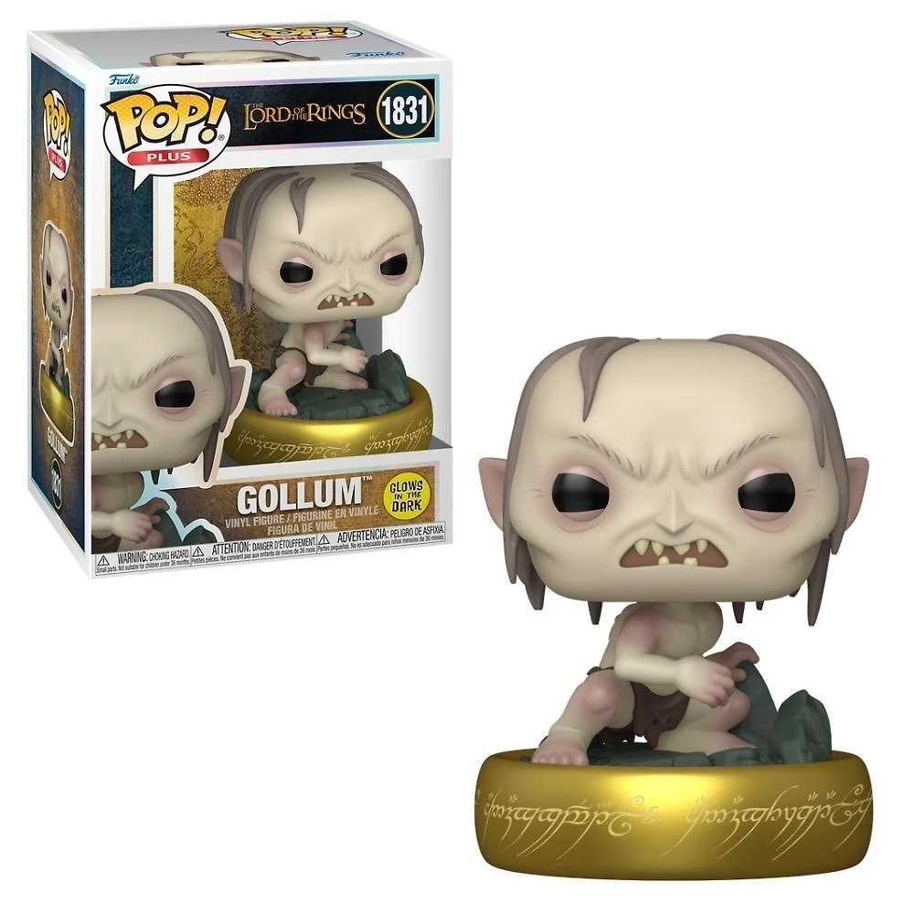 Boneco Funko Pop! O Senhor Dos Anéis - Gollum (glow)