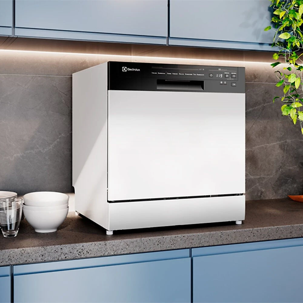 Lava-Louça Electrolux 8 Serviços Programa Lava e Seca 50 min, Branco - LB08E Branco - 110V