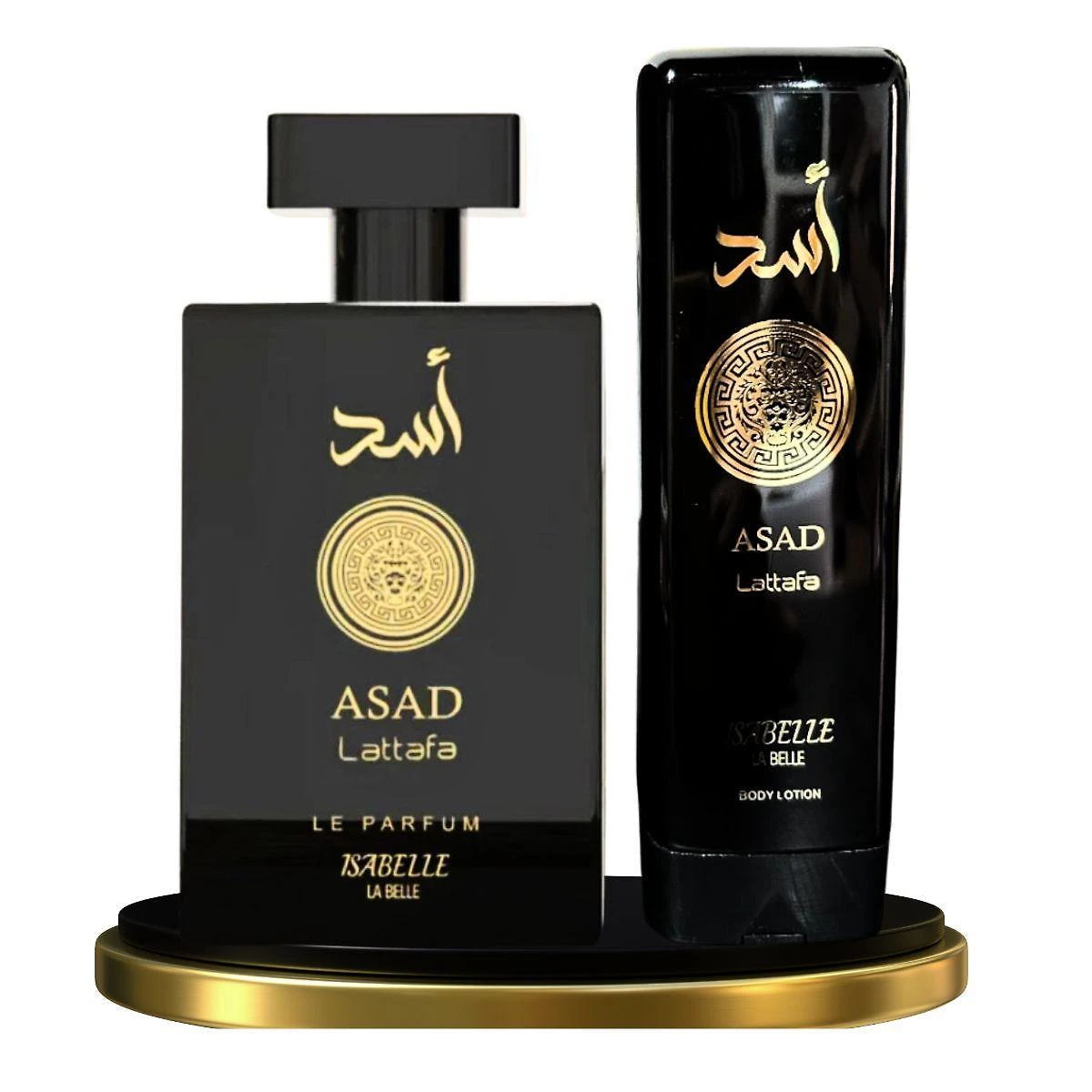 Miniatura Kit Perfume E Creme Asad Lattafa Parfum Isabelle La Belle