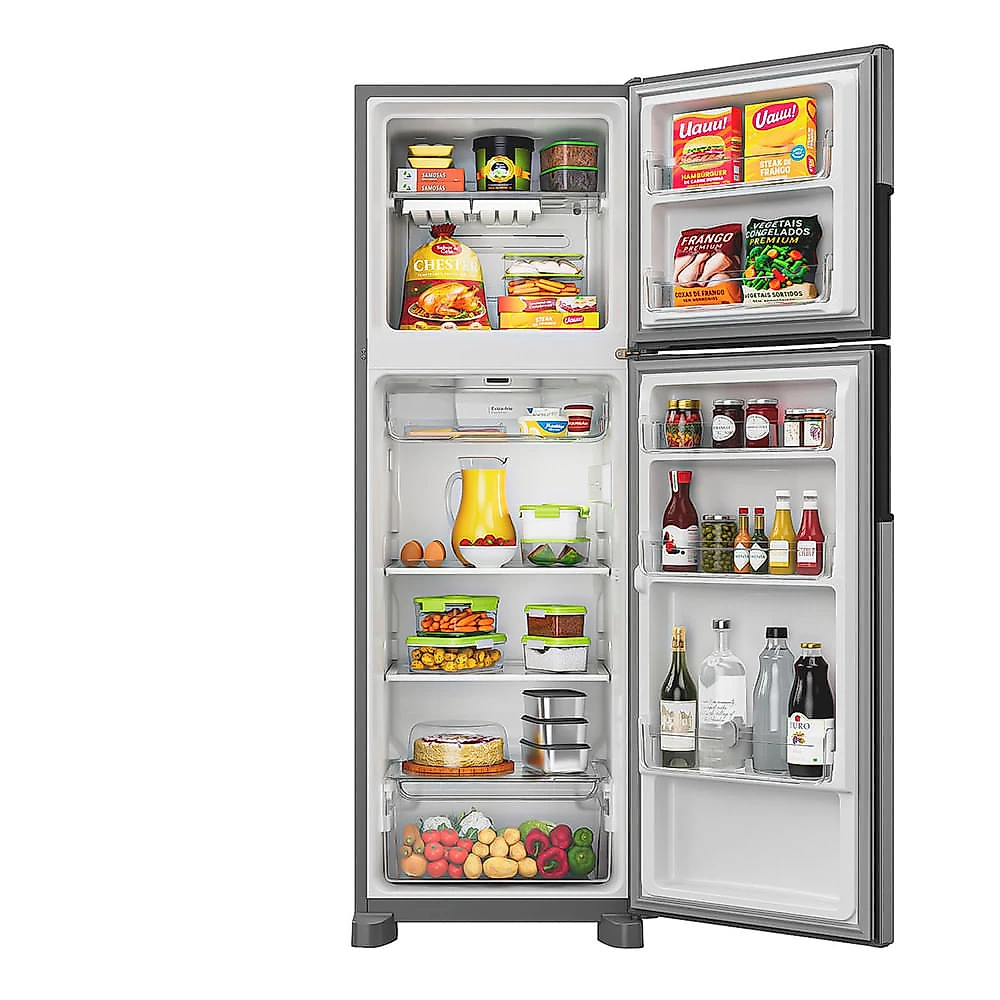 Geladeira Consul CRM44MK Duplex 377 Litros Tecnologia Inverter Frost Free Inox - 220V