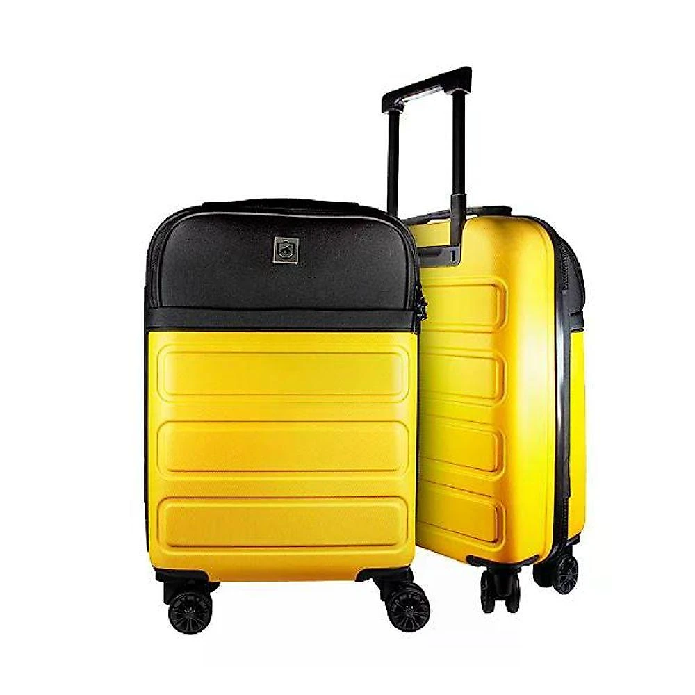 Kit Mala de Bordo + Mochila 33L ABS Antifurto Cadeado Embutido Armor Amarelo Gshield