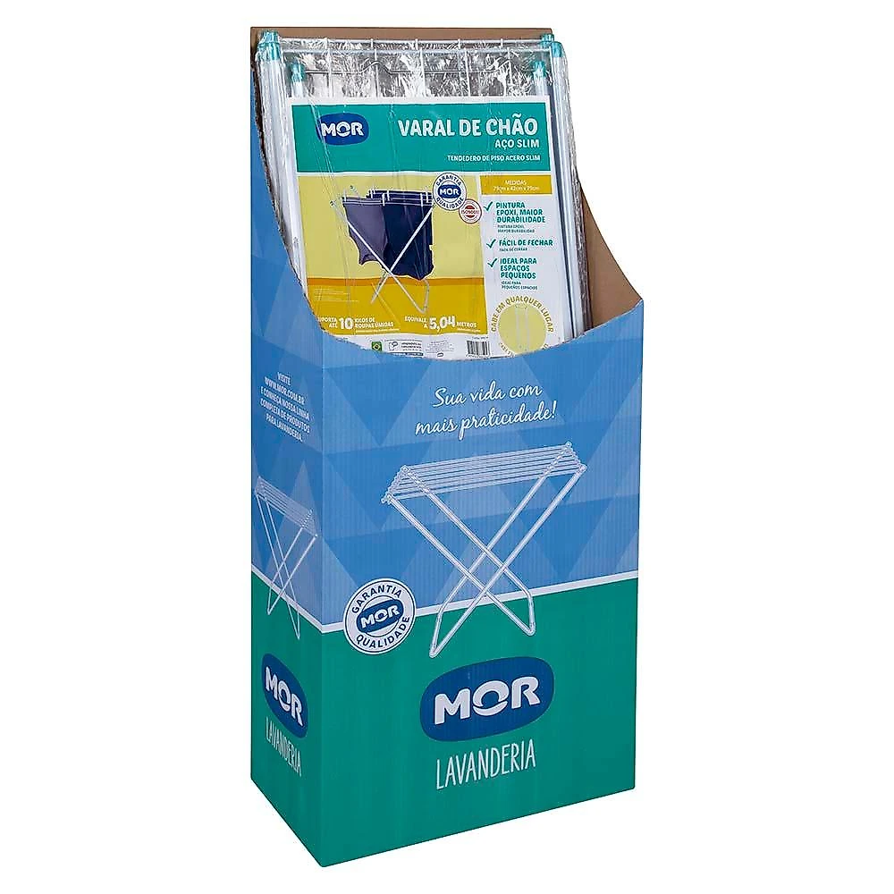 Varal de Chão Retrátil Slim Mor