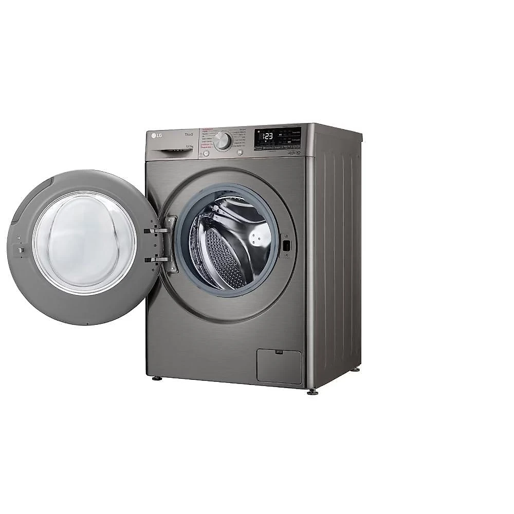 Lava e Seca LG VC4 Smart com Inteligência Artificial 12kg Inox Look CV5012PC4 127V
