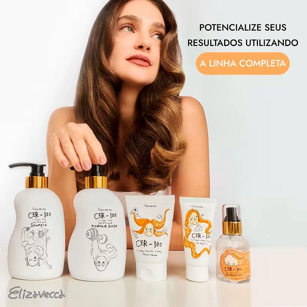 Elizavecca Cer-100 Proteína Ionizada E Colágeno - Máscara Capilar 50ml