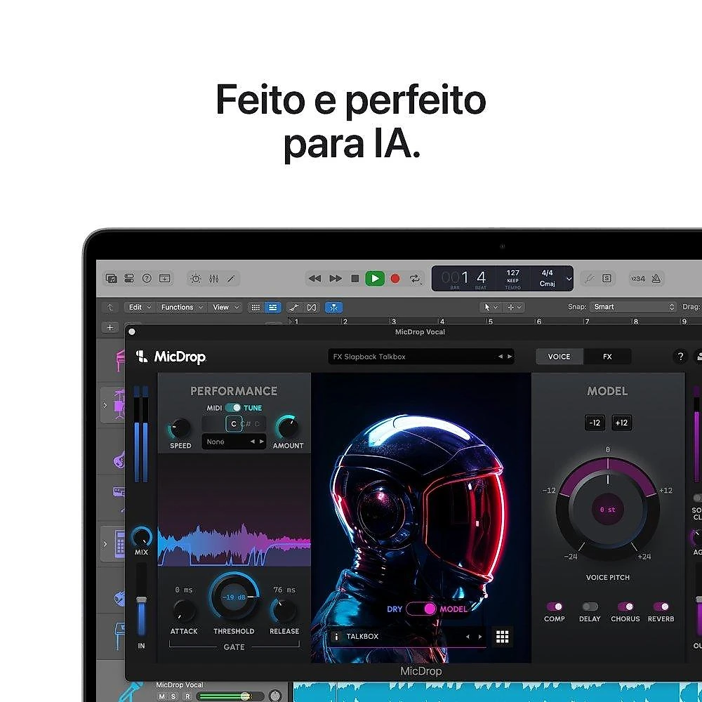 MacBook Pro de 14", M5, CPU de 10 núcleos, GPU de 10 núcleos, 16GB RAM, SSD 1TB, Prateado - MDE54BZ/A