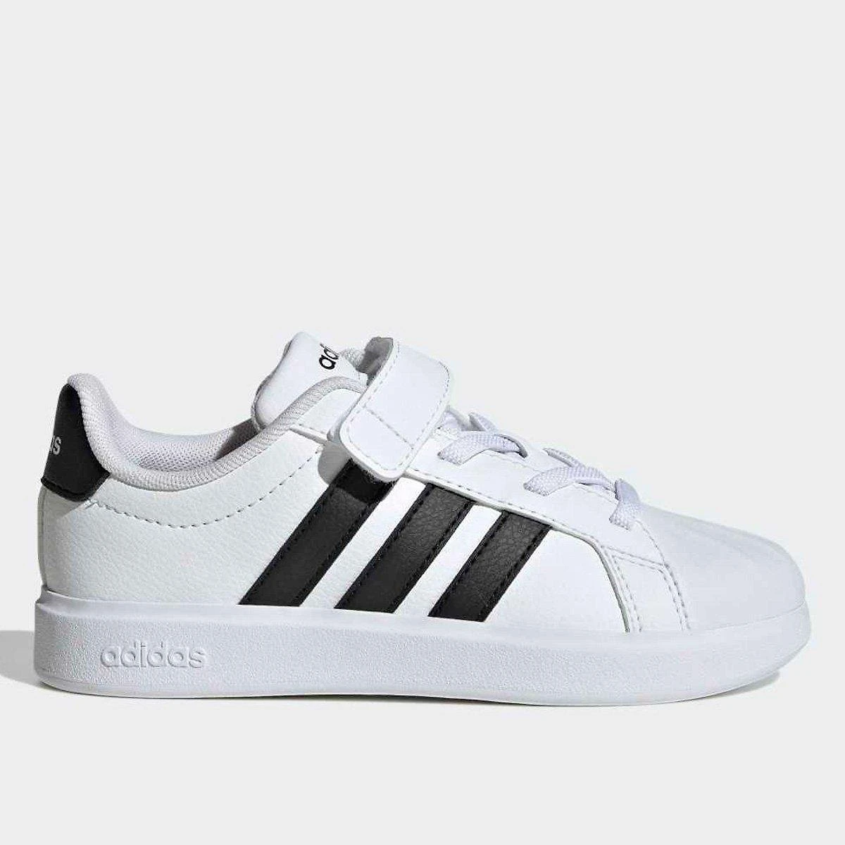 Miniatura Tenis Infantil Adidas Streettalk Branco+Preto - 26