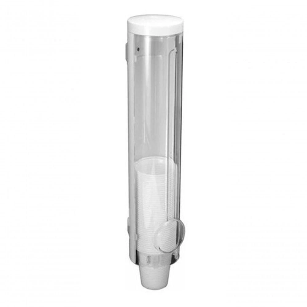 Dispenser Cancun para Copos de Água em ABS Cristal e Polipropileno branco-acrílico Higipack