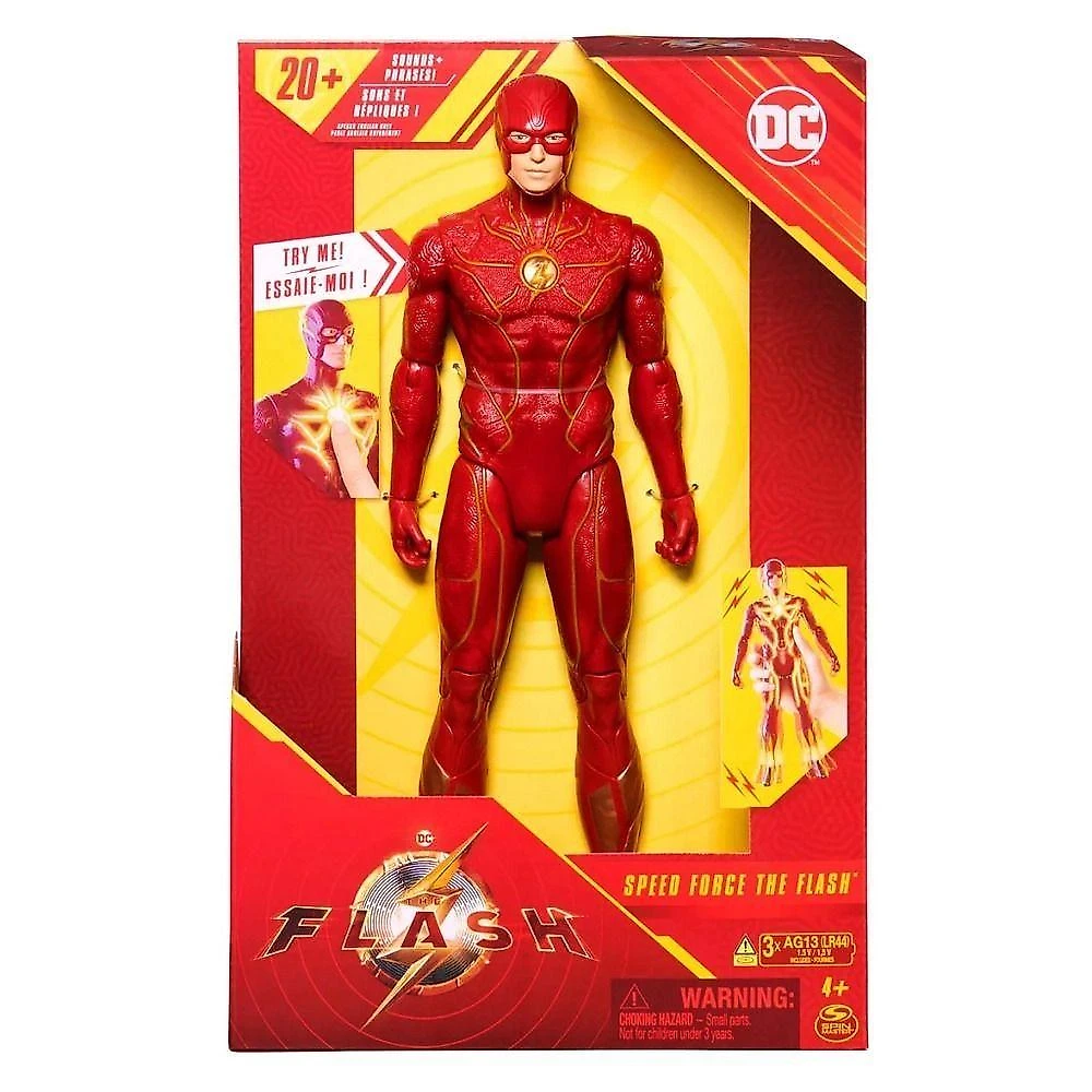 The Flash Figura De Ação De Luxo 30cm Com Luz E Som - Sunny