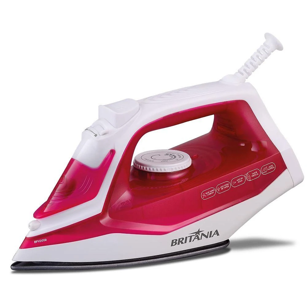 Ferro De Passar A Vapor Super Carbon Britânia BFV201R 110V