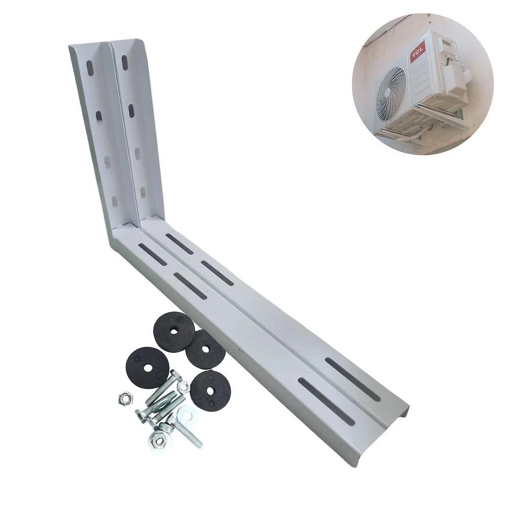 Suporte para ar-condicionado Split 18000 a 24000 Btus Base 500MM Capacidade Até 150KG Branco