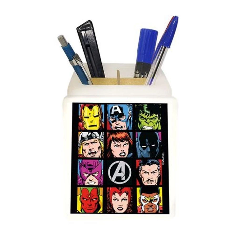 Organizador De Mesa Iluminado Marvel: Estilo E Funcionalidade Para Seu Espaço Criativo