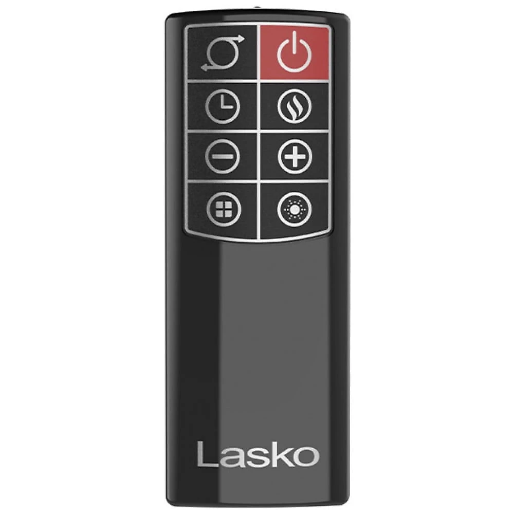 Aquecedor de Torre Lasko Ellipse Prata 46,23 cm 1500W 120 graus ECO 3 Níveis Timer 12h Controle Remoto Modelo CT18951 120V