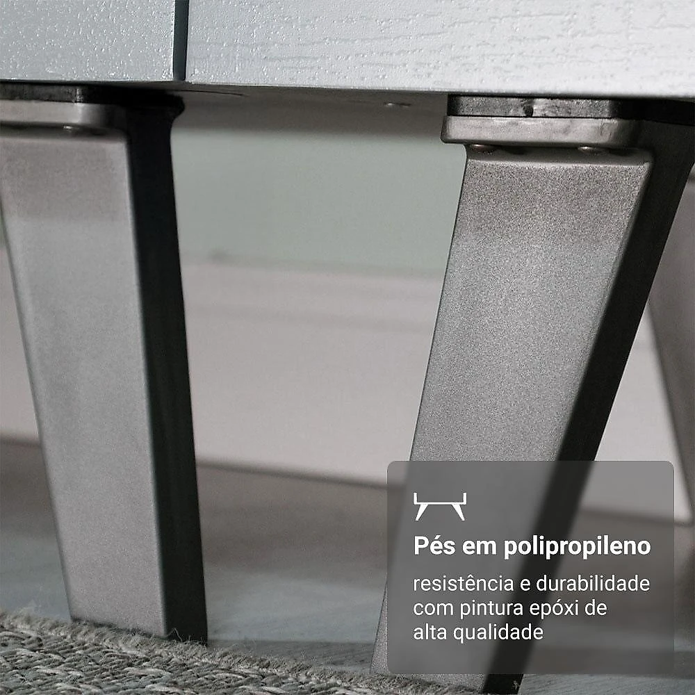 Armário de cozinha completa de canto 405cm cinza nice madesa 02