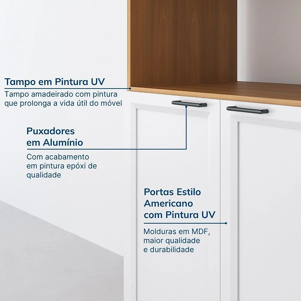 Paneleiro Torre Quente para Forno 70cm Soho CabeCasa MadeiraOriginals Paneleiro Torre Quente para Forno 70cm Soho Soho Cabecasa Madeiramadeira Freijó/Branco