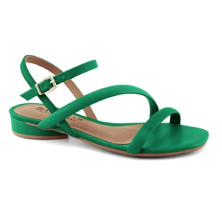 Sandalia Ramarim Em Sintetico Feminino - Verde - VERDE