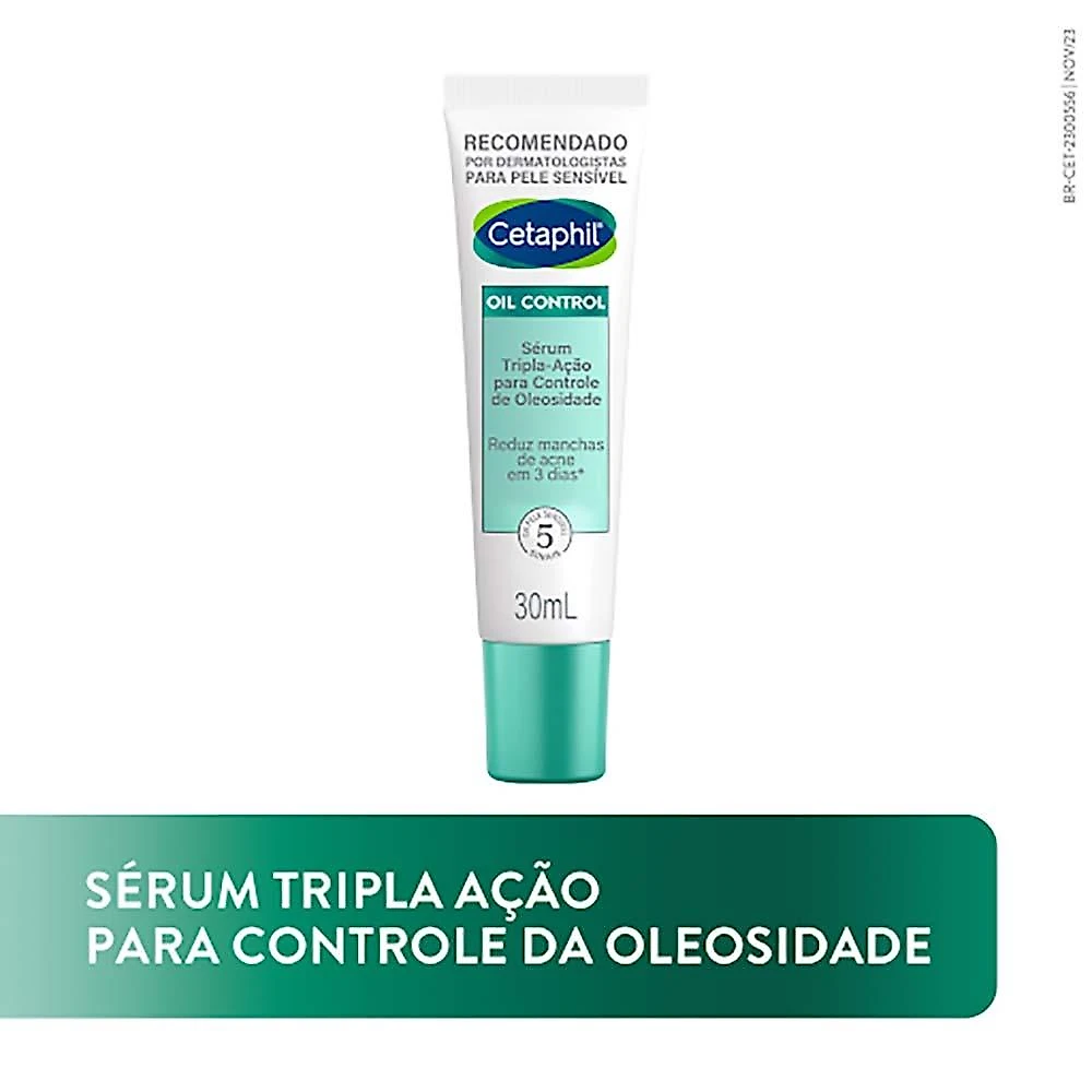 Sérum facial tripla ação cetaphil - oil control 30ml