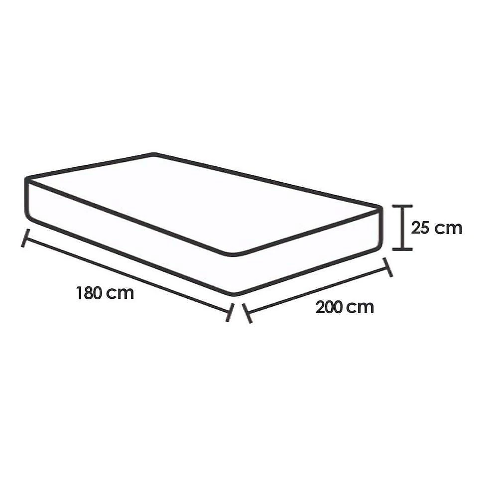 Colchão King Molas Castor System Class D26 Euro Pillow 180x200x25CM Colchões Castor