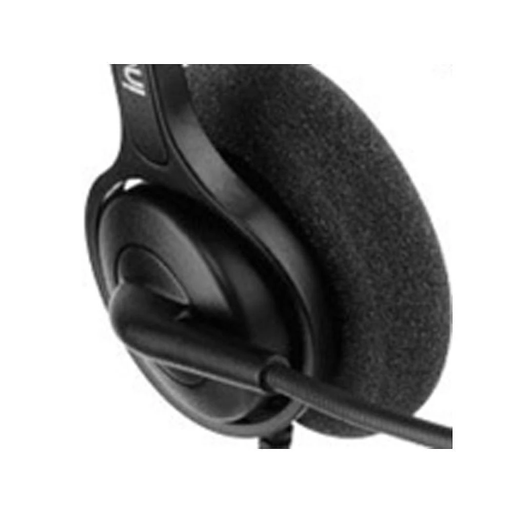 Headset Intelbras CHS 40 USB com Microfone Flexível e Controle no Cabo 2,4m com LED e Mute Preto